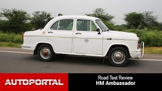 Hindustan Motors Ambassador Test Drive Review  Auto Portal [upl. by Kila]