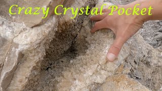 How to find crystals in a limestone quarry mineral collecting club trip My best finds of the year [upl. by Furnary868]