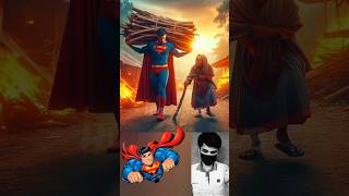 Superheroes as good Samaritan 💥  marvel vs dc  Superheroes marvel avengers shorts spiderman [upl. by Shiverick]