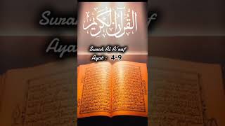 Surah Al Araf ayat 49 shorts youtubeshorts [upl. by Nollad47]