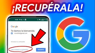 Como RECUPERAR tu CONTRASEÑA de GMAIL y GOOGLE [upl. by Atela]