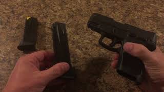 Taurus PT111 G2  G2C Extended Magazine Mec Gar P226 181 with 3d printed mag sleeve [upl. by Toh636]