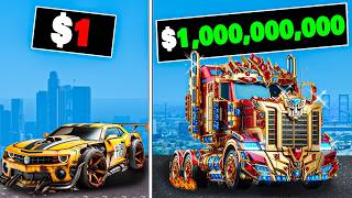 1 to 1000000000 Transformer Car in GTA 5 [upl. by Singband]