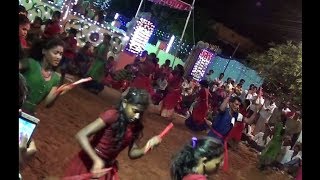 కోలాటం kolatam song 5 dance Maha Lakshmi Tirunallu Pallipadu [upl. by Laamak538]