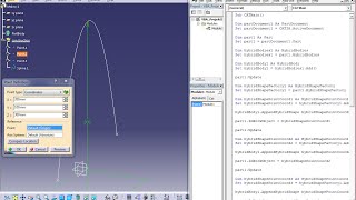 Macro 1  Visual Basic Scripting  Generative Shape Design  CATIA V5 [upl. by Neerod]