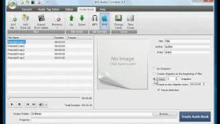 How to convert audio books to M4B for iPodiPhone using AVS Audio Converter [upl. by Leibrag]