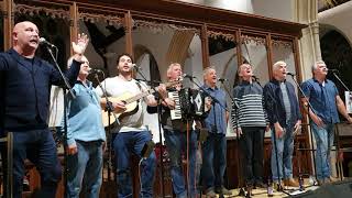 Fishermans Friends  St Petrocs church Padstow Lil eyes [upl. by Patton418]