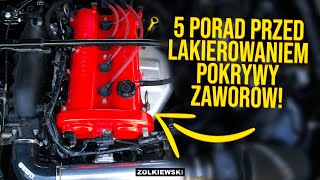 5 porad przed lakiernią proszkową  Lakierowanie Pokrywy Zaworów [upl. by Hackney]