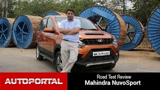 Mahindra NuvoSport Test Drive review  Autoportal [upl. by Ayital]