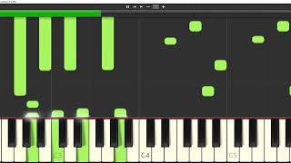 Asylums for the Feeling Piano Synthesia Tutorial [upl. by Frederica]