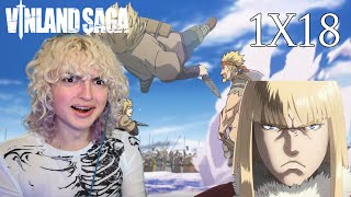 Thorfinn Vs Thorkell Vinland Saga Season 1 Episode 18 Reaction [upl. by Anisamoht]