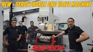 4TH IN THE WORLD New Serdi Single Point CNC Valve Seat Machine at Prestige Motorsports [upl. by Gruchot]