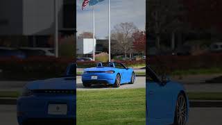 Shark Blue Porsche 718 Boxster GTS 40 Porsche Delaware [upl. by Annaegroeg692]