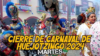 Cierre de Carnaval de Huejotzingo 2024  Martes [upl. by Coltun]