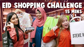 EID Shopping Challenge With Friends in 15 Minutes Who has the BEST Outfit [upl. by Elie]