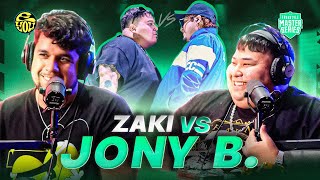 SE PICANTEÓ LA BATALLA  Reacción a ZAKI vs JONY BELTRÁN  FMS Caribe  EYOU TV [upl. by Eizus]