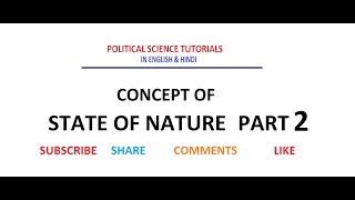 State of Nature by Hobbes Locke and Rousseau  Part 2 [upl. by Aeneg]