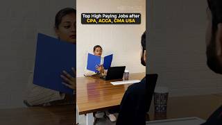 High Paying jobs after CPAACCACMA USA  bcom acca cmausa cpa jobs financecareers [upl. by Enidan]