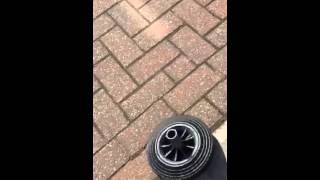 Quick release wheels on a wheelie bin [upl. by Jeanelle]