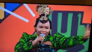 AFCON 2024 opening ceremony Yemi Alade performing live [upl. by Onairda]