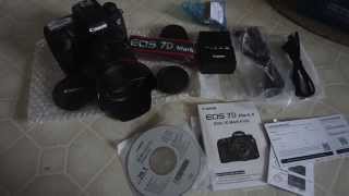 Canon 7d Mark II amp 24105mm f40 L IS USM UNBOXING  DigitalRev [upl. by Felipe]