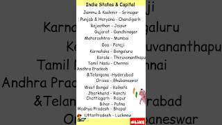 States amp Capital of India 2024 List of States and capital 2024 statesandcapitalsindia [upl. by Jackelyn]