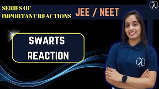 Swarts reaction class12  JEENEET  Anandi maam  ARIES [upl. by Etnovaj]