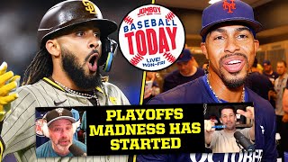 MLB postseason madness begins  Baseball Today [upl. by Avehsile]