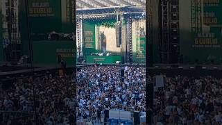 Apertura concerto Ultimo stadio Olimpico Roma 2024 viral roma stadioolimpico [upl. by Anaujal120]