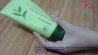 Review Sữa rửa mặt Innisfree green tea cleansing f [upl. by Landahl]