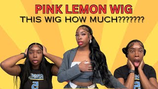 PINK LEMON 400 WIG INSTALL Is it worth it [upl. by Leavy]