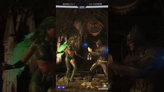 Batman vs Starfire injustice 2 shorts [upl. by Atiuqahc]