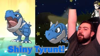 quotTOLD YOU GOOD REACTIONquot  Shiny Tyrunt Reaction  Pokemon USUM [upl. by Fidel]