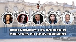 Remaniement Les nouveaux ministres du gouvernement [upl. by Tania]