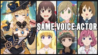 Genshin Impact NAVIA Voice Actors in Anime Roles Toyosaki Aki YunyunYuiKofukuRistarte [upl. by Sibeal]