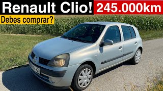 ¿Deberías comprar un RENAULT CLIO 2 1216V 2004 PruebaTest Review en español [upl. by Ardnaskela209]