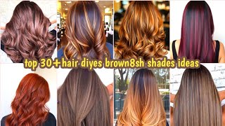 to 30hair dye brownish ideas for hair colours newly brides [upl. by Eolcin]