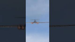 B1 Bomber Full Afterburner Takeoff at High Speed [upl. by Groark]