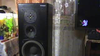 Kirksaeter amadeus tower 125 CD speaker systems  Braun CSV 300 [upl. by Anevad]