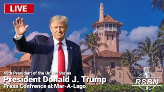 LIVE REPLAY President Trump Delivers Remarks to the Press  8824 [upl. by Preston]