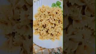 Pesto Farfalle Pasta recipe by my sister🍝 foodvlog italianfood [upl. by Lewes231]