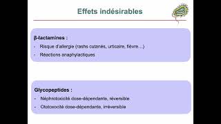 Pharmacologie des antibiotiques [upl. by Colley]