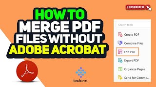 How to merge pdf files without adobe reader 2024 [upl. by Sollie91]