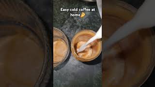 Easy and frothy cold coffee at home cooking coldcoffee kitchen coffeerecipe stree2 [upl. by Eiznikam]