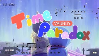 Vaundy  Time Paradox Sheet Music Lyrics Rom Eng [upl. by Akered]