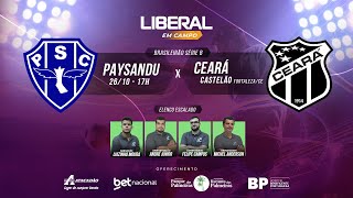 CEARÁ 2 X 1 PAYSANDU AO VIVO  BRASILEIRÃO SÉRIE B 2024  COM IMAGENS DO ESTÚDIO [upl. by Marolda374]