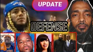 6IX9INE UPDATE ADD DEFENSE NIPSEY HUSSLE BEEF  WACK100 CARDI B BIG U TR3YWAY HOOVER 🔗 amp MORE [upl. by Kreegar]