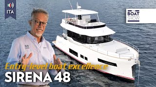 ITA NEW SIRENA 48  Prova Barca a Motore  The Boat Show [upl. by Nedarb]