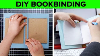 DIY Hard Cover Bookbinding [upl. by Kile]