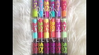 My Baby Lips Collection ♡ [upl. by Aneliram]